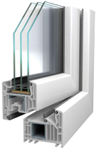 VEKA SL 82 mm Bautiefe