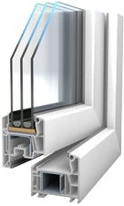 VEKA SL 76 mm Bautiefe